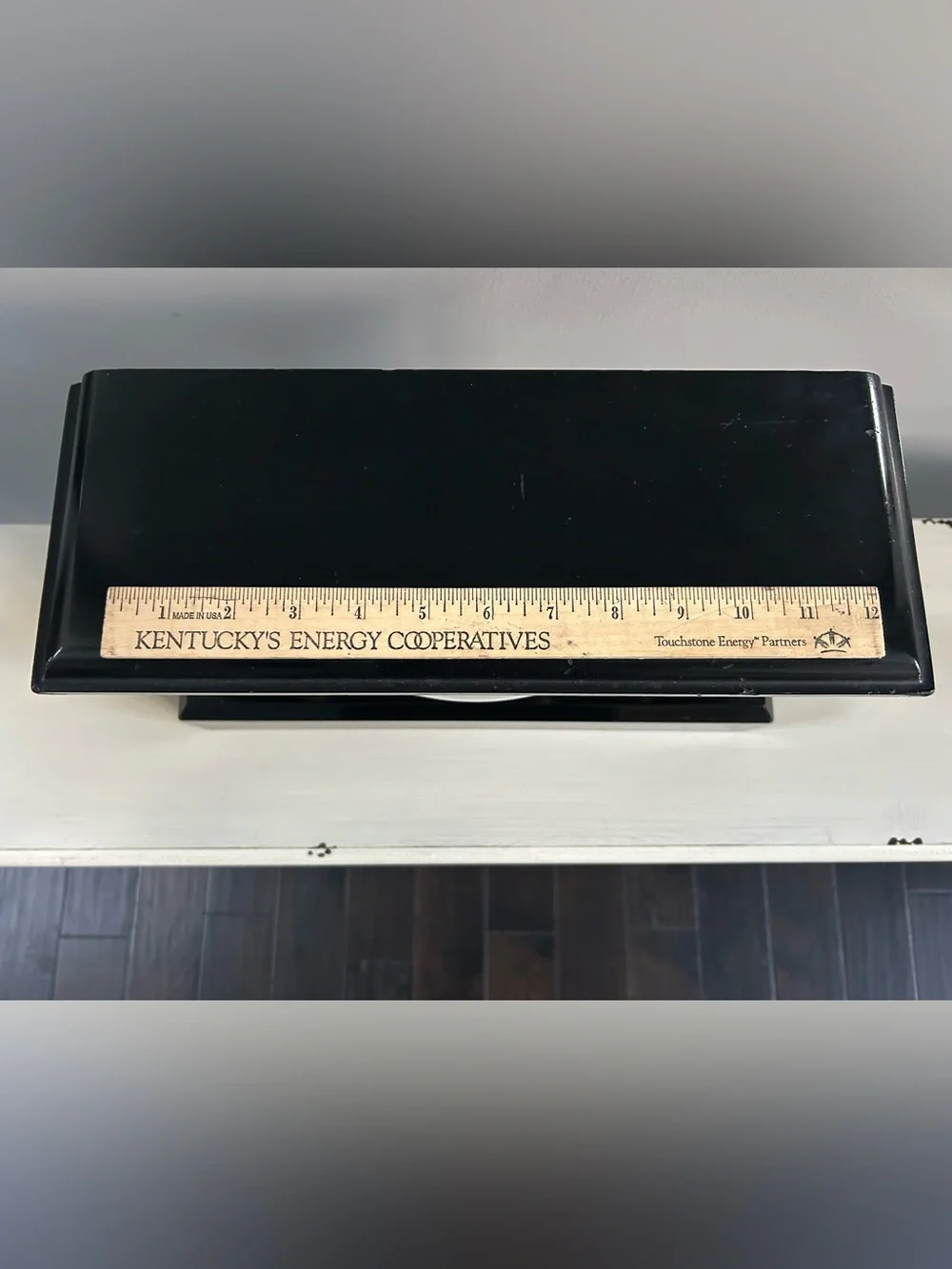 Antique Black and Gold Welby Vintage Mantel Clock